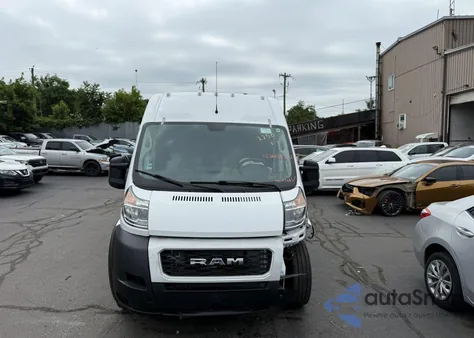 2021 Ram Promaster 1500 High Roof 136 Wb z USA, uszkodzony, nr VIN 3C6LRVBG8ME512250